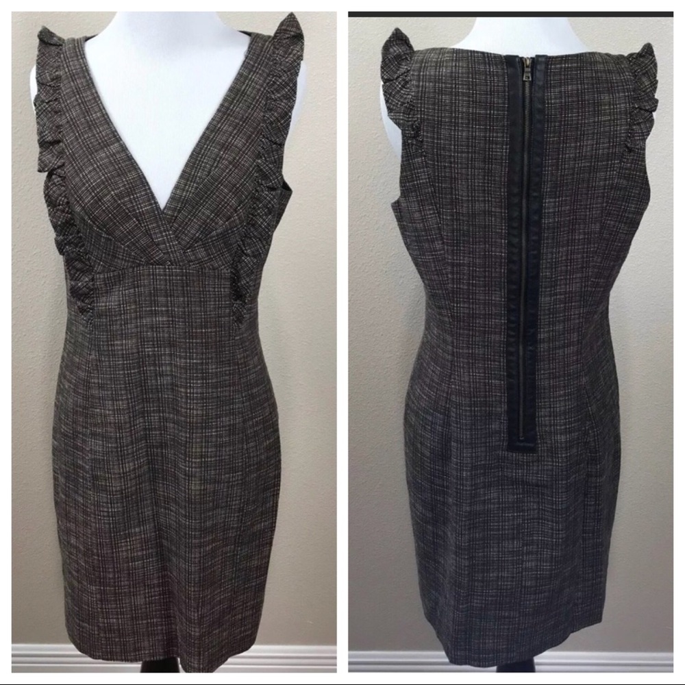 💐Cynthia Steffe Microplaid Pencil Dress